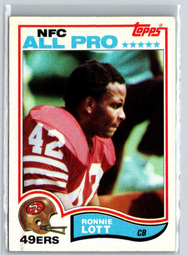 1982 Topps #486 Ronnie Lott G03