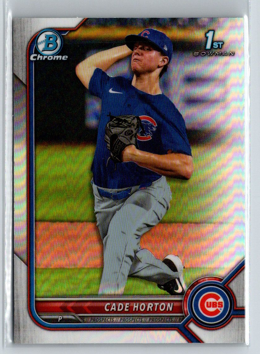 2022 Bowman Draft #BDC-193 Cade Horton Chrome Refractor G03