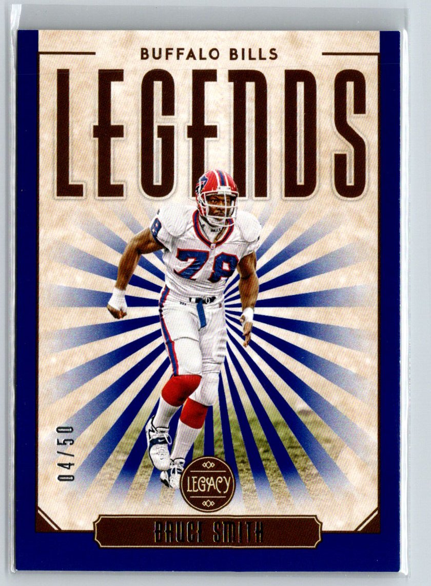 2020 Panini Legacy #103 Bruce Smith Blue #/50 G03
