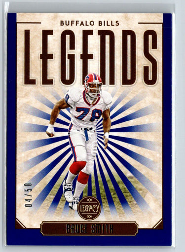 2020 Panini Legacy #103 Bruce Smith Blue #/50 G03