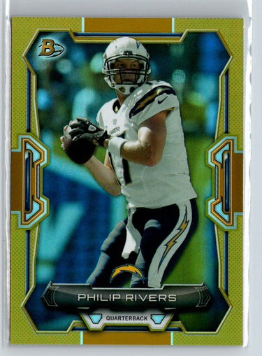 2015 Bowman #92 Philip Rivers Veterans Gold #/75 G03