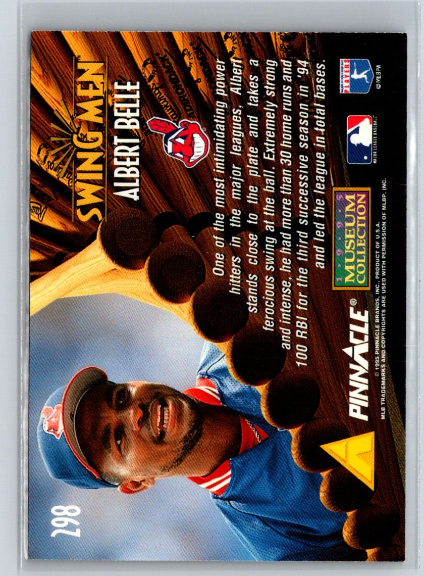 1995 Pinnacle #298 Albert Belle Museum Collection G03