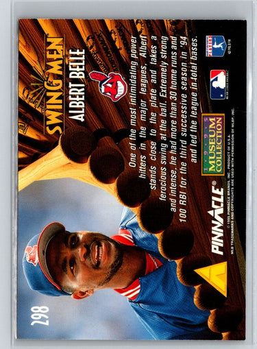 1995 Pinnacle #298 Albert Belle Museum Collection G03