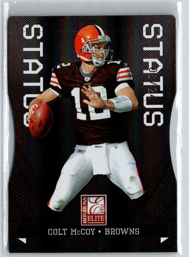 2011 Donruss Elite #23 Colt McCoy Status Black #/24 G04