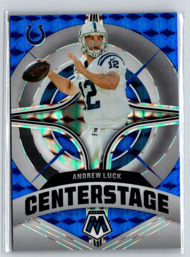 2022 Panini Mosaic #CS-8 Andrew Luck Centerstage Mosaic Blue #/99 G04