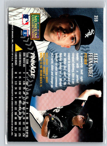 1995 Pinnacle #359 Alex Fernandez Museum Collection G05