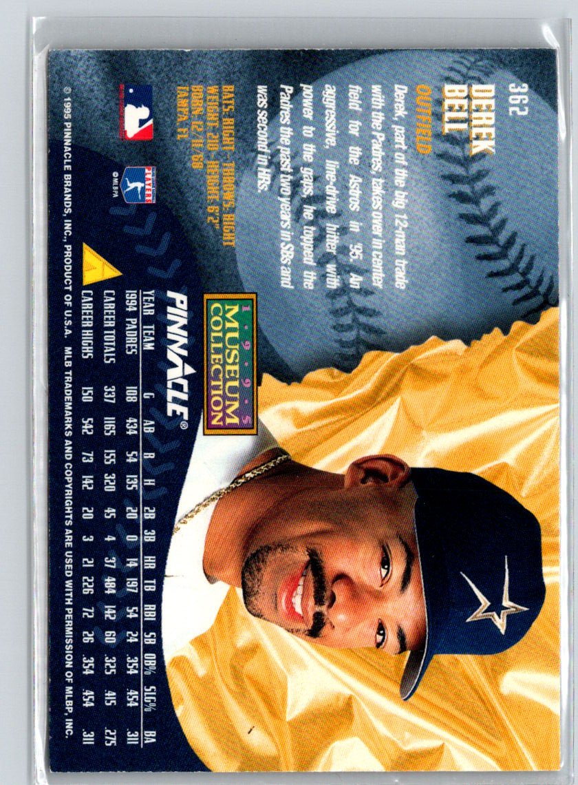 1995 Pinnacle #362 Derek Bell Museum Collection G05