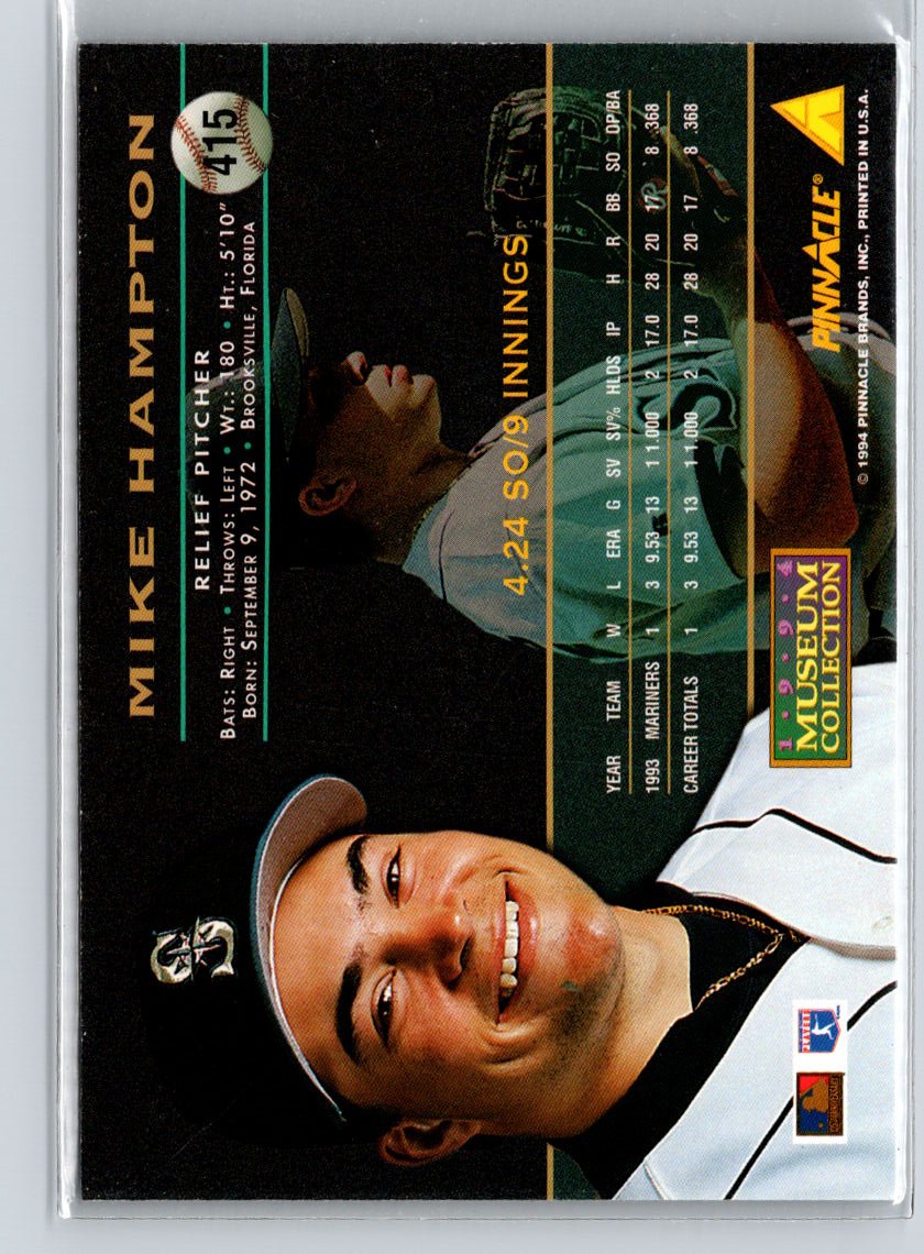 1994 Pinnacle #415 Mike Hampton Museum Collection G05