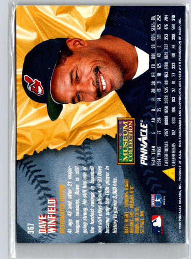 1995 Pinnacle #367 Dave Winfield Museum Collection G05