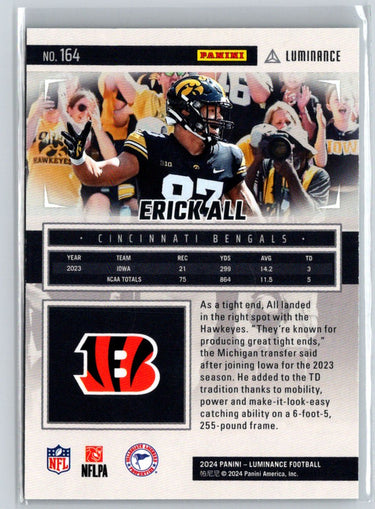 2024 Panini Luminance #164 Erick All Teal #/35 G06