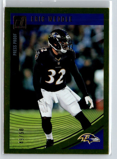2018 Donruss #25 Eric Weddle Press Proof Gold #/50 G06