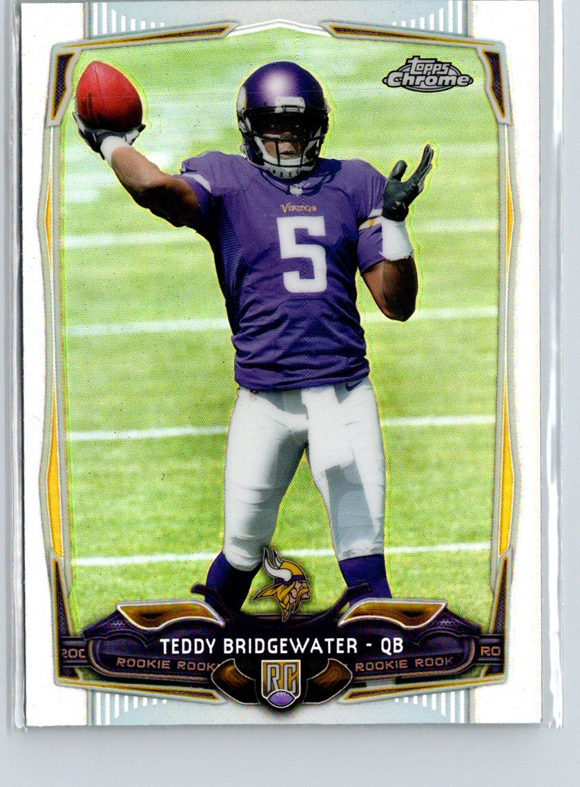 2014 Topps Chrome #173 Teddy Bridgewater Refractor G07