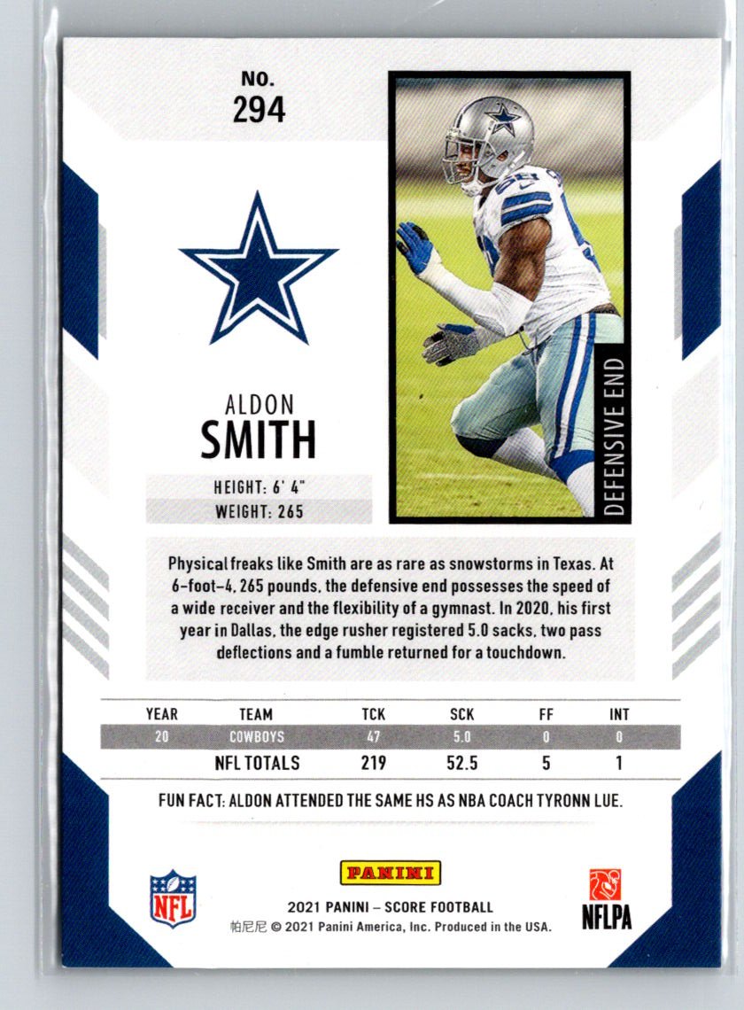 2021 Score #294 Aldon Smith Artist Proof #/35 G07