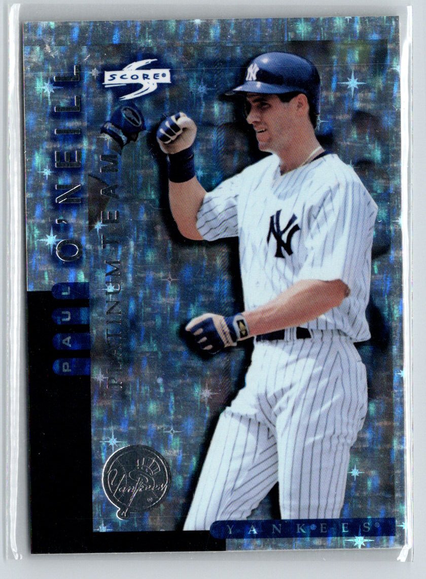 1998 Score New York Yankees #10 Paul O'Neill Platinum Team G07