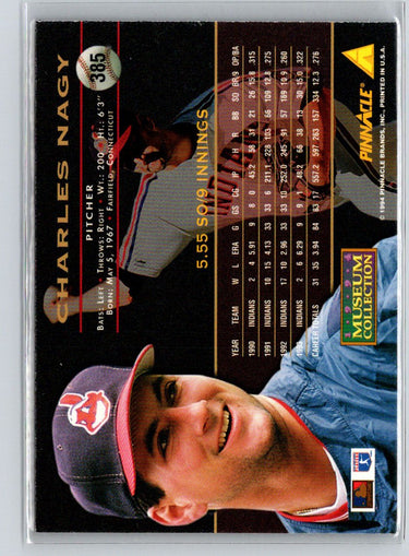 1994 Pinnacle #385 Charles Nagy Museum Collection G08