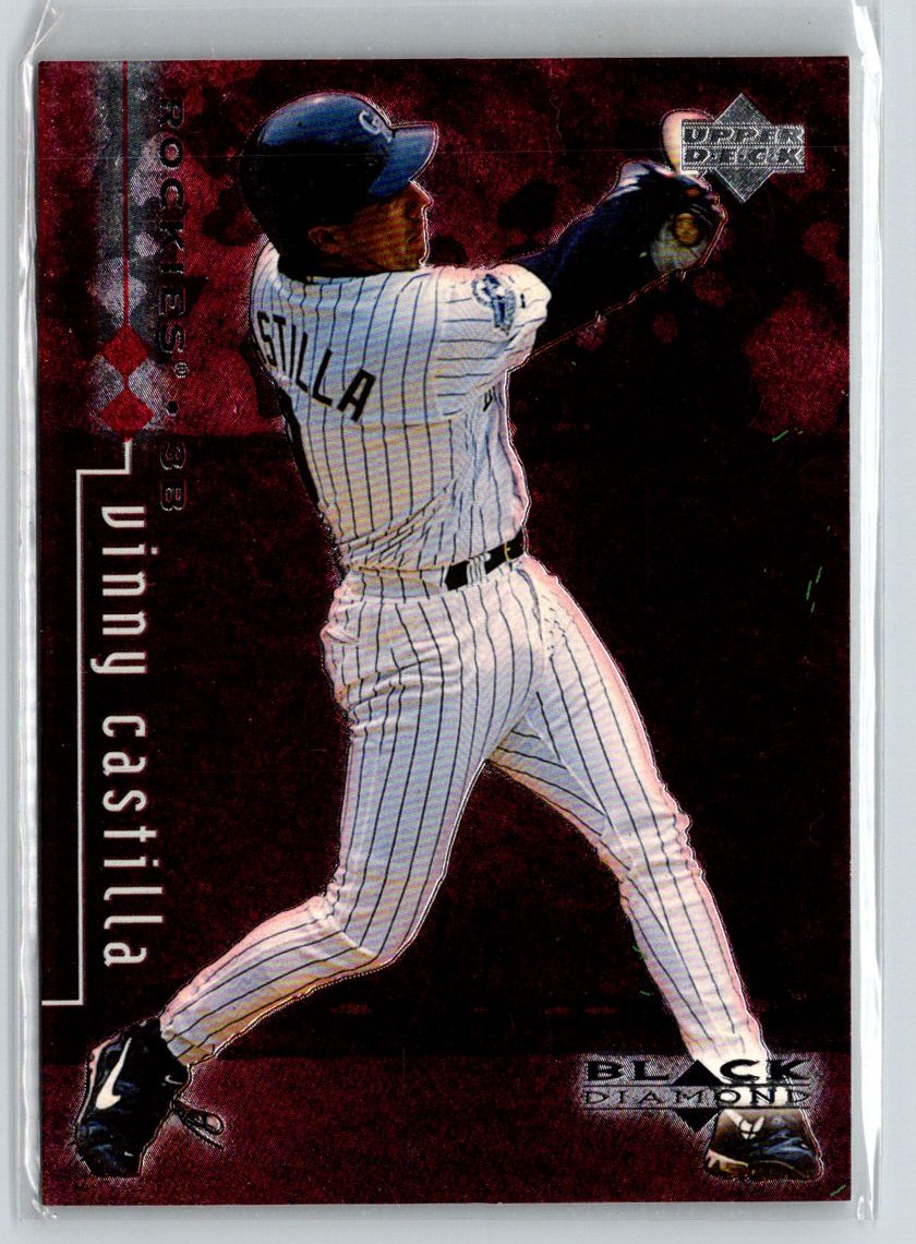 1999 Upper Deck Black Diamond #31 Vinny Castilla Double #/3000 G08