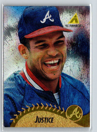 1995 Pinnacle #50 Dave Justice Museum Collection G08