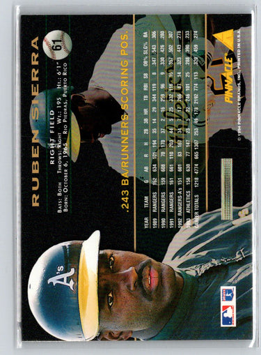1994 Pinnacle #61 Ruben Sierra Artist's Proofs G08