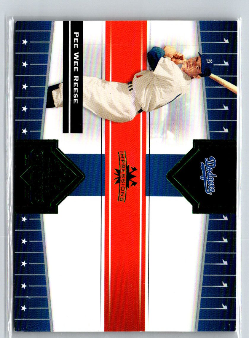 2005 Donruss Champions #293 Pee Wee Reese Impressions Green #/25 G09