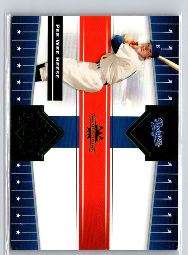 2005 Donruss Champions #293 Pee Wee Reese Impressions Green #/25 G09