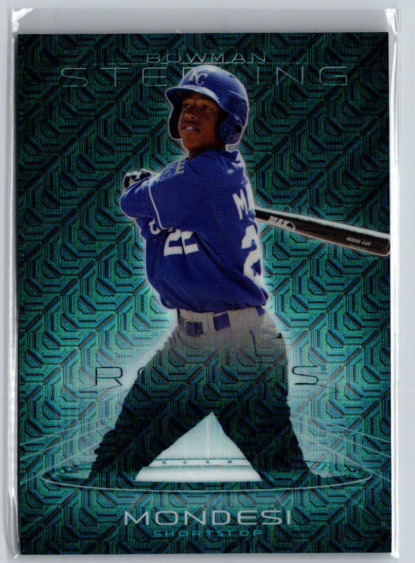 2013 Bowman Sterling #BSP-34 Raul Mondesi Prospects Blue Refractors #/25 G09