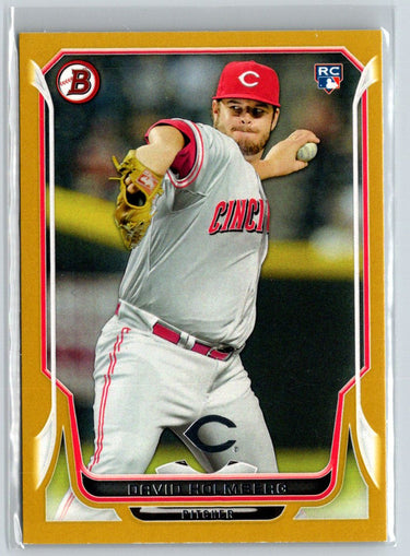 2014 Bowman #218 David Holmberg Gold #/50 G09