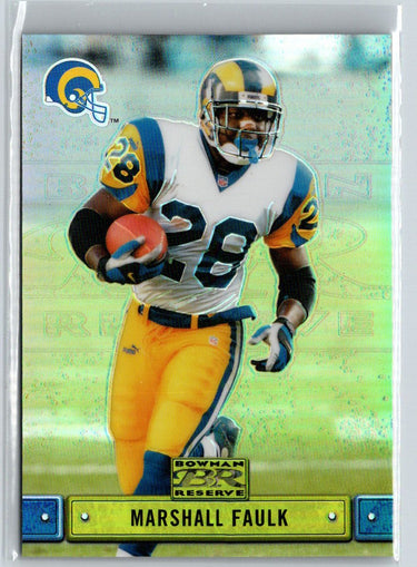 2000 Bowman Reserve #26 Marshall Faulk G09