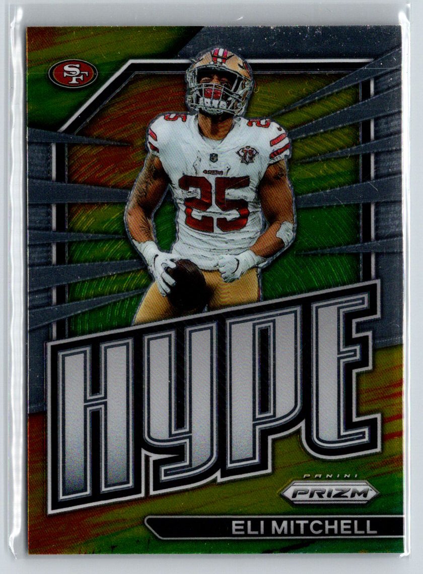 2022 Panini Prizm #H-10 Eli Mitchell Hype Prizms No Huddle G10