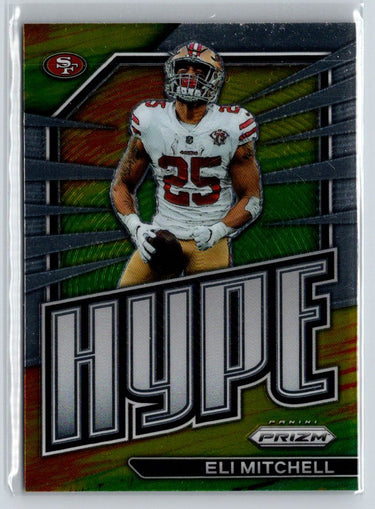 2022 Panini Prizm #H-10 Eli Mitchell Hype Prizms No Huddle G10