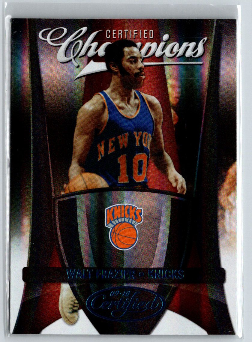 2009-10 Panini Certified #16 Walt Frazier Champions Blue #/100 G10