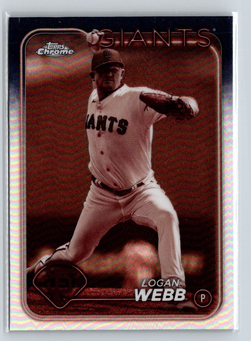 2024 Topps Chrome #168 Logan Webb Sepia Refractors G11