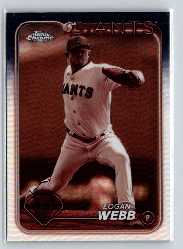 2024 Topps Chrome #168 Logan Webb Sepia Refractors G11