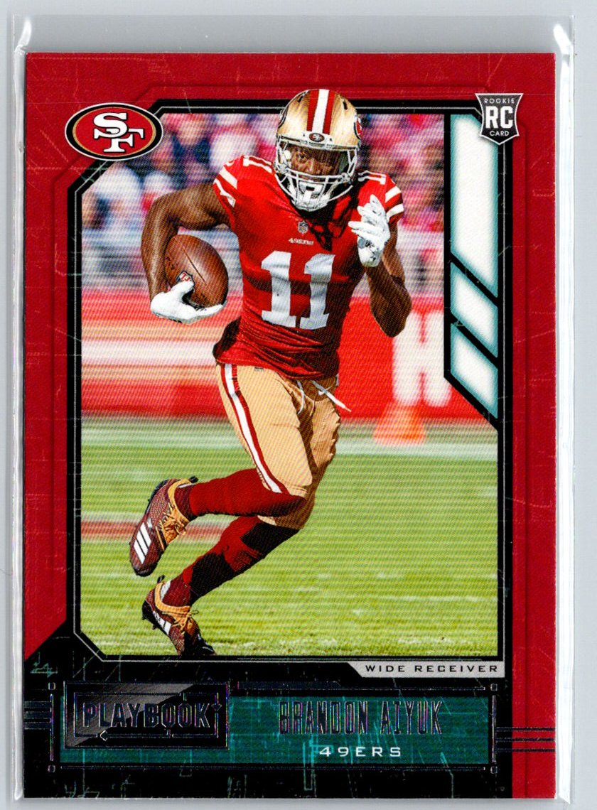 2020 Panini Playbook #119 Brandon Aiyuk G11
