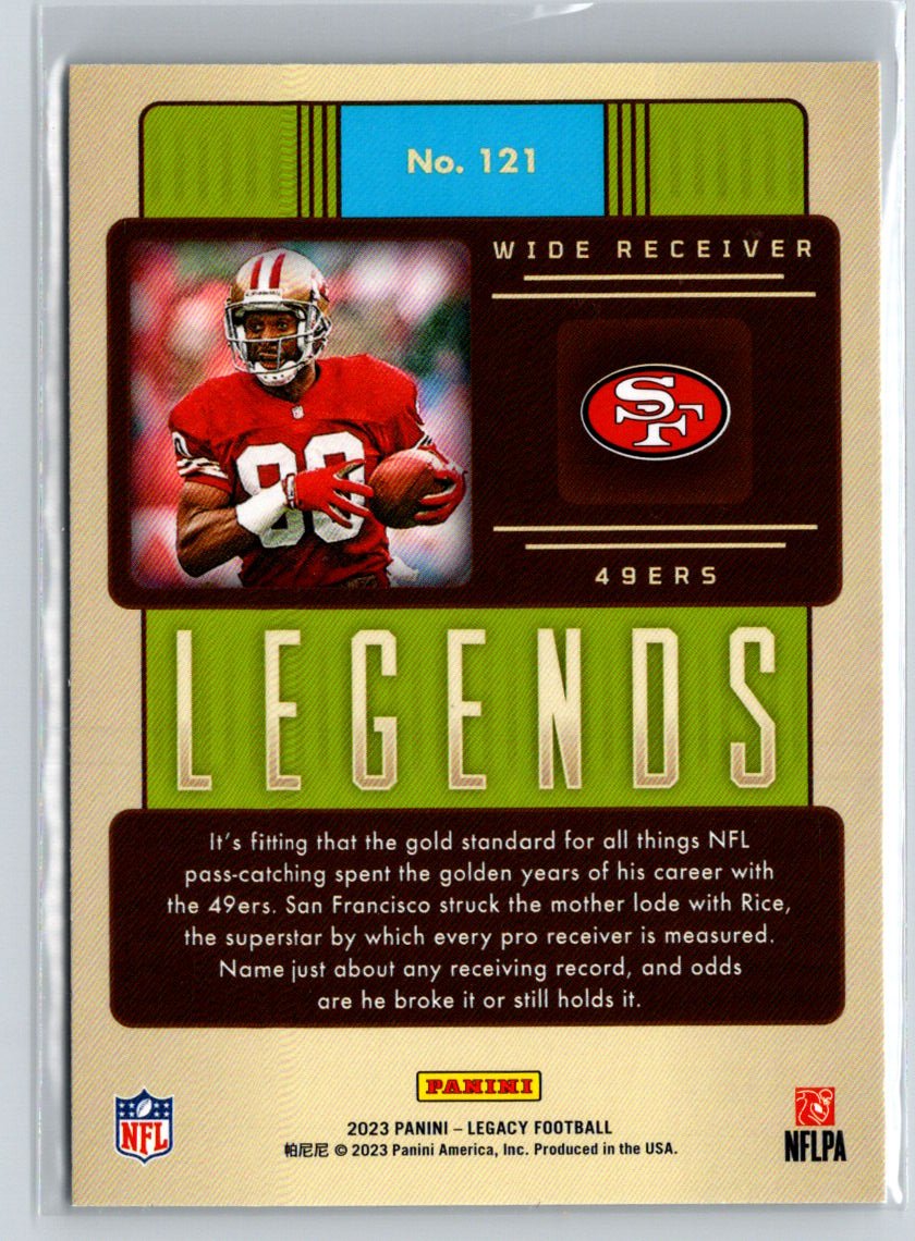 2023 Panini Legacy #121 Jerry Rice G11