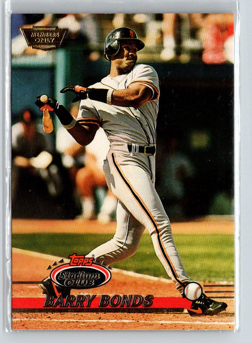 1993 Stadium Club #684 Barry Bonds Members Only G13