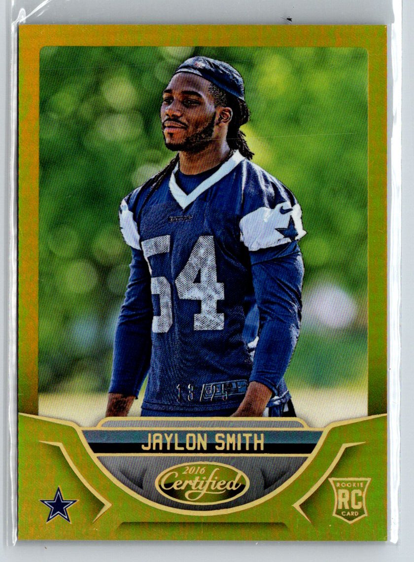 2016 Panini Certified #161 Jaylon Smith Mirror Gold #/25 G13