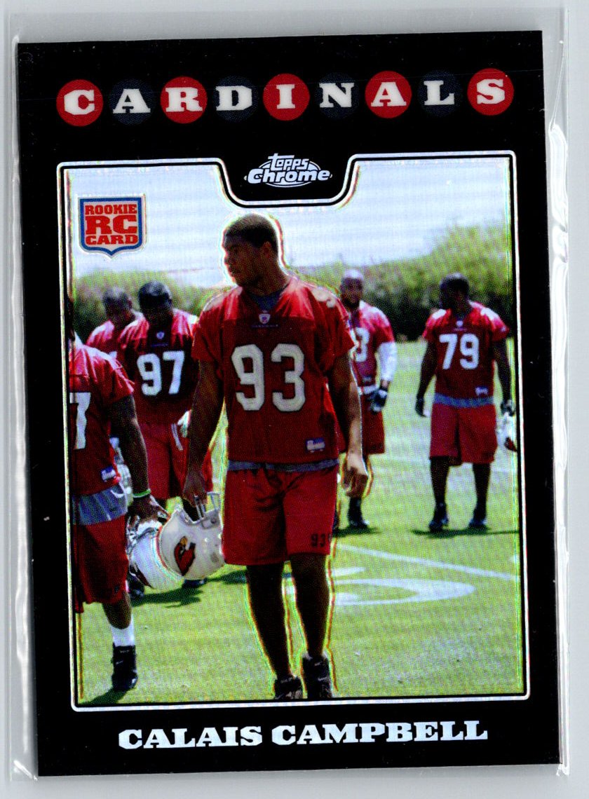 2008 Topps Chrome #TC239 Calais Campbell Refractors G14