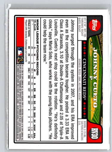 2008 Topps #RV30 Johnny Cueto Kmart G14