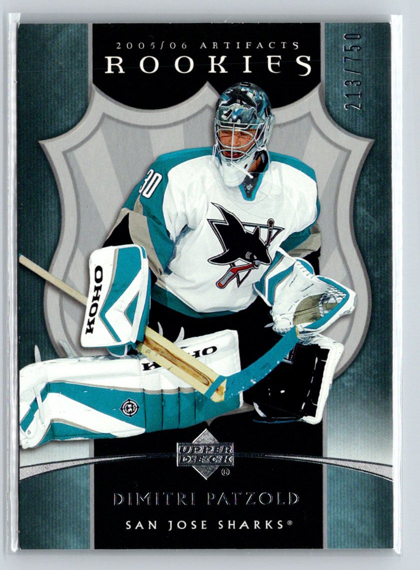 2005-06 Upper Deck Rookie Update #318 Dimitri Patzold Artifacts Update #/750 G14
