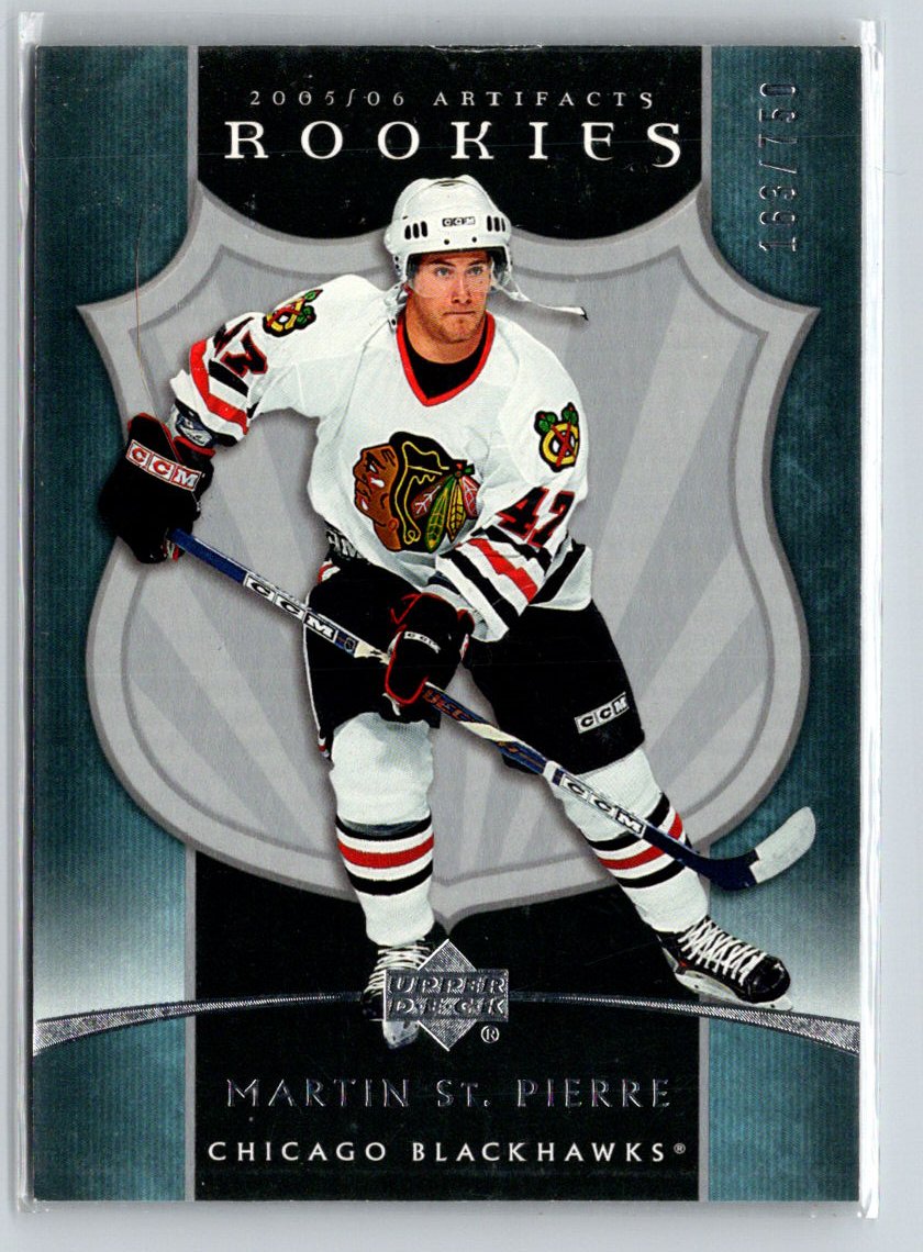 2005-06 Upper Deck Rookie Update #261 Martin St. Pierre Artifacts #/750 G14