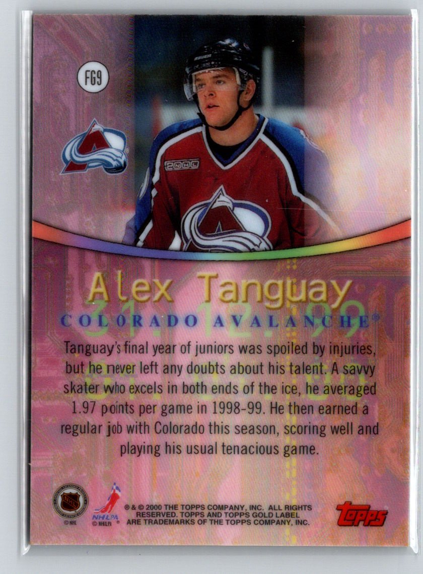 1999-00 Topps Gold Label #FG9 Alex Tanguay Fresh Gold G14