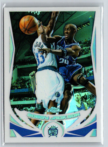 2004-05 Topps Chrome #74 Bobby Jackson Refractors G15
