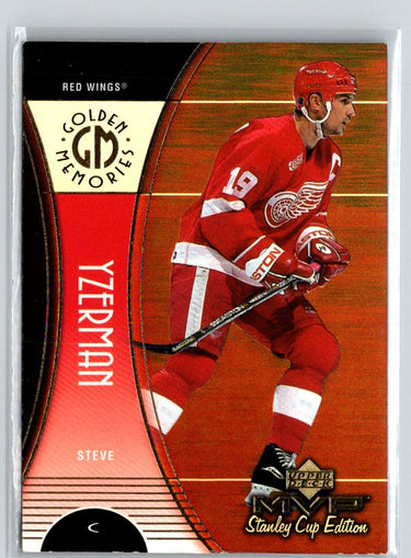 1999-00 Upper Deck MVP Stanley Cup #GM5 Steve Yzerman Golden Memories G15