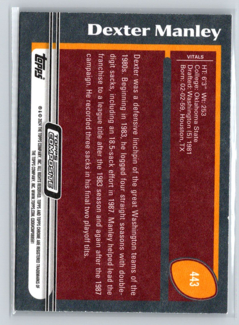 2023 Topps Composite #250 Dexter Manley G16