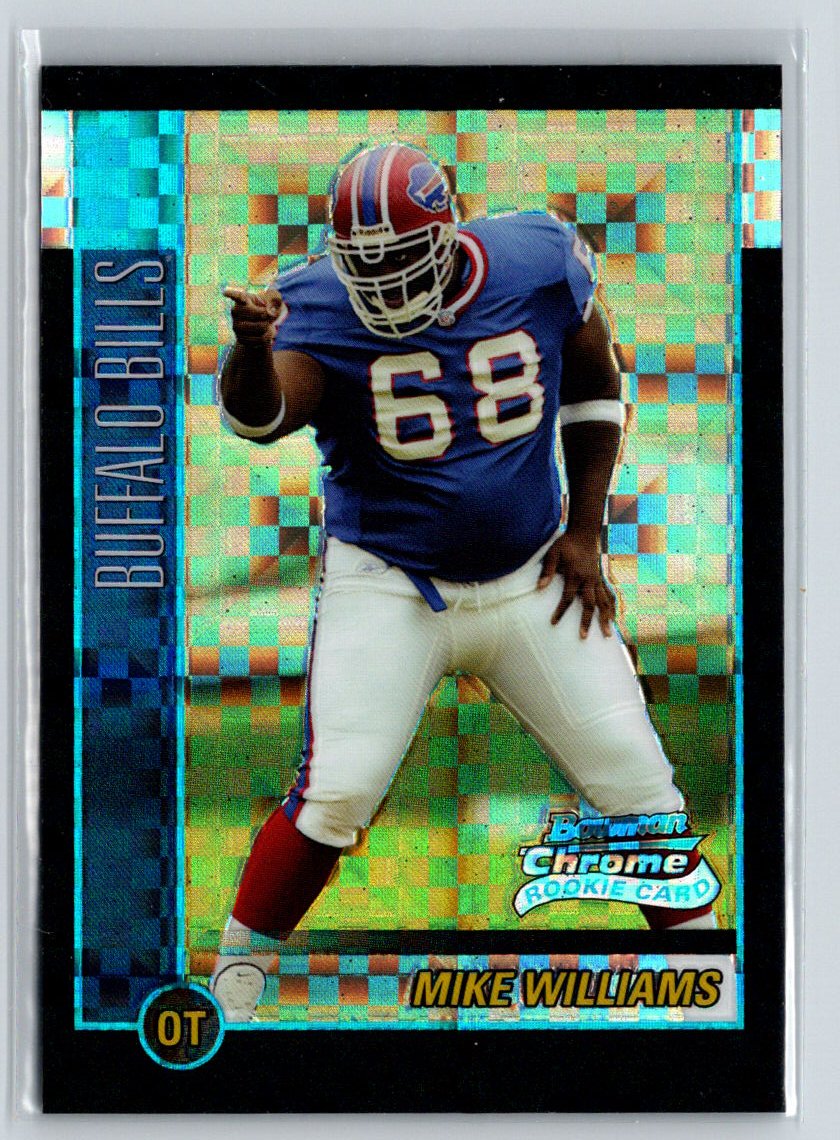 2002 Bowman Chrome #112 Mike Williams Xfractors #/250 G16