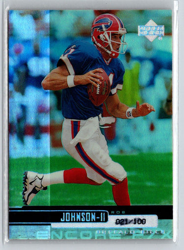 1999 Upper Deck Encore #22 Rob Johnson F/X #/100 G16