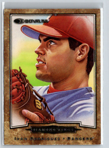 1998 Donruss #3 Ivan Rodriguez Diamond Kings #/10000 G17