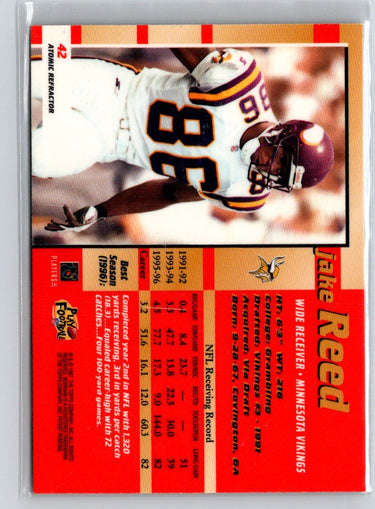 1997 Bowman's Best #42 Jake Reed Atomic Refractors G17