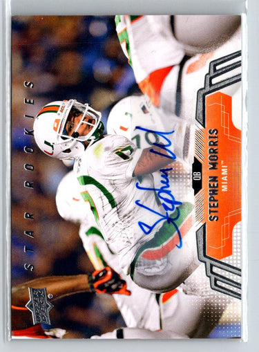 2014 Upper Deck #140 Stephen Morris Rookie Autographs G17