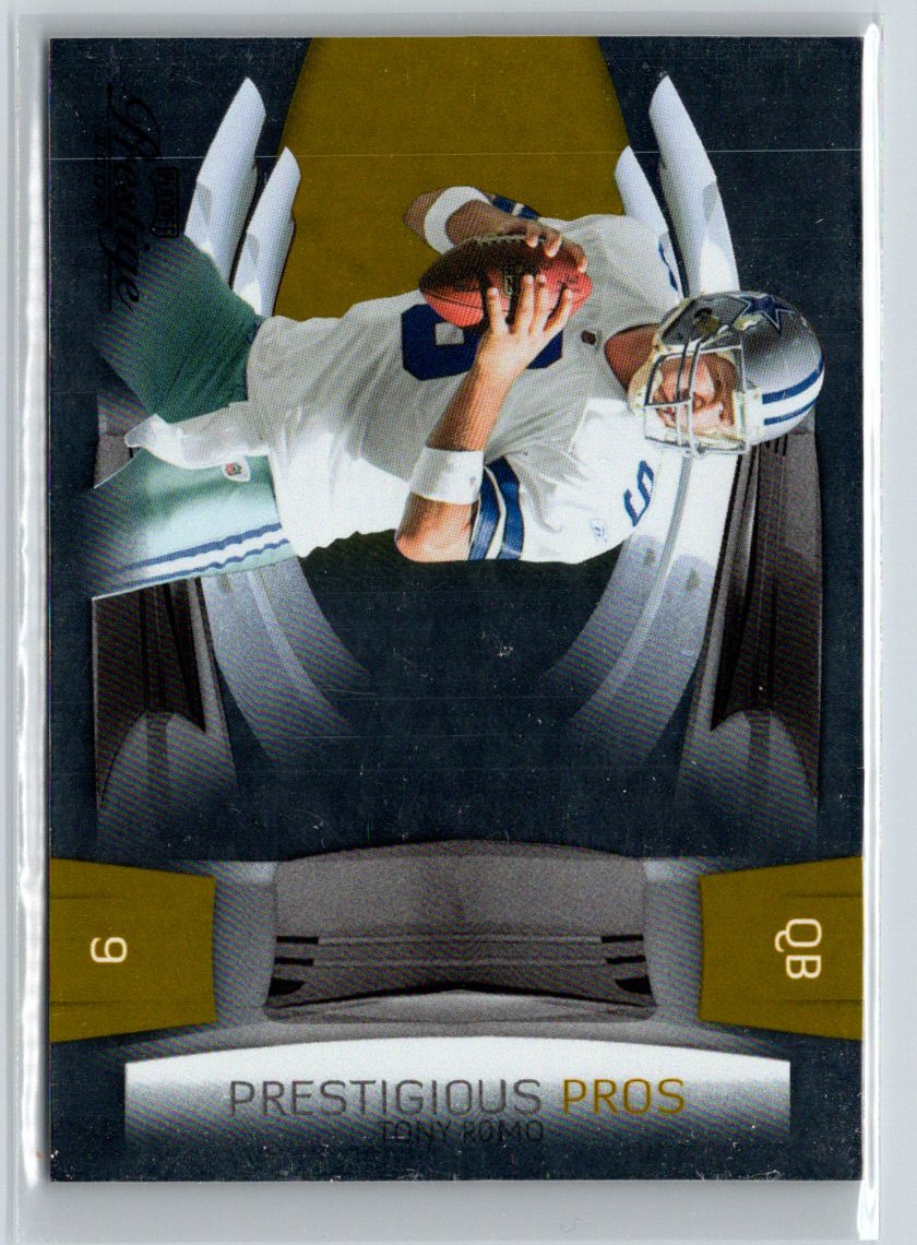 2009 Playoff Prestige #47 Tony Romo Prestigious Pros Gold #/100 G18